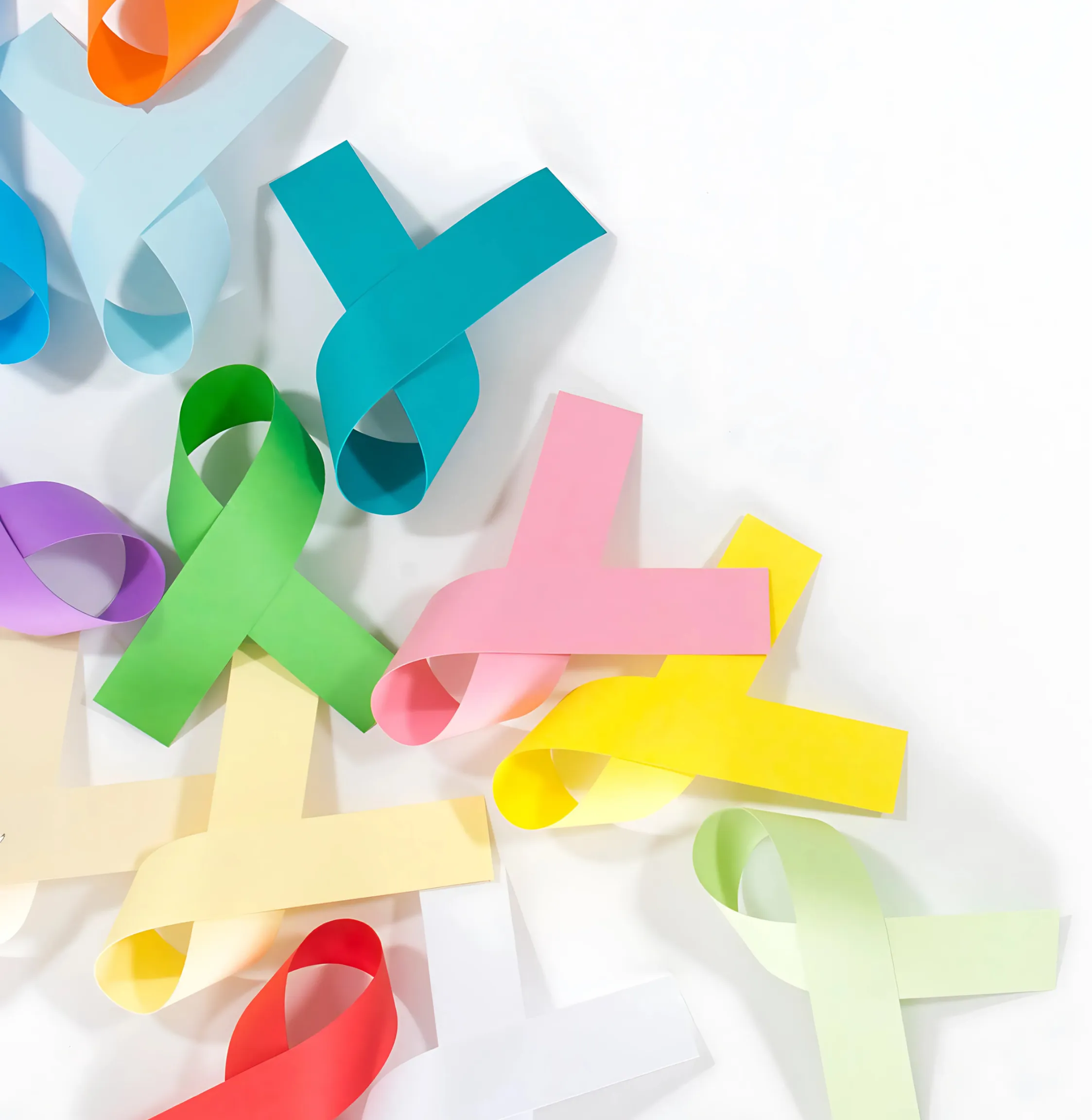 Cancer awareness ribbons